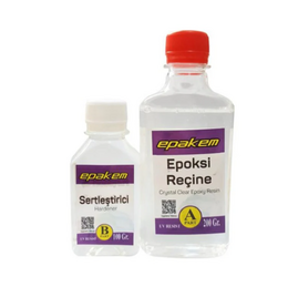 Epakem Crystal Resin Epoksi Kristal Reçine 300 cc. - Epakem