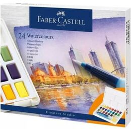 Faber Castell Creative Studio Tablet Sulu Boya Seti 24 Renk - 1