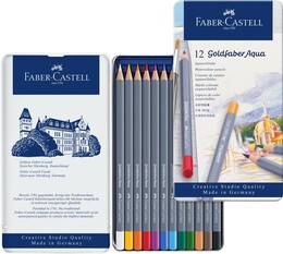 Faber Castell Goldfaber Aquarell Boya Kalemi Seti 12 Renk - Faber Castell