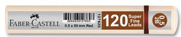Faber Castell Super Fine Min Mekanik Kurşun Kalem Ucu 0.5 2B 120'li Beyaz Tüp - Faber Castell