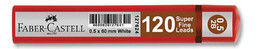 Faber Castell Super Fine Min Mekanik Kurşun Kalem Ucu 0.5 2B 120'li Kırmızı Tüp - Faber Castell