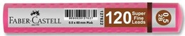 Faber Castell Super Fine Min Mekanik Kurşun Kalem Ucu 0.5 2B 120'li Pembe Tüp - Faber Castell