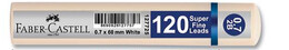 Faber Castell Super Fine Min Mekanik Kurşun Kalem Ucu 0.7 2B 120'li Beyaz Tüp - Faber Castell