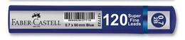 Faber Castell Super Fine Min Mekanik Kurşun Kalem Ucu 0.7 2B 120'li Mavi Tüp - Faber Castell