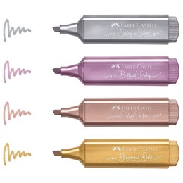 Faber Castell Metalik İşaretleme Kalemi Seti 4 Renk Set-1 - Faber Castell