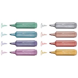 Faber Castell Metalik İşaretleme Kalemi Seti 8 Renk - Faber Castell