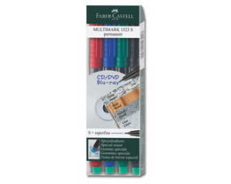 Faber Castell Multimark 1523 Permanent Asetat Kalemi 0.4 mm (S) 4 RENK SET - Faber Castell