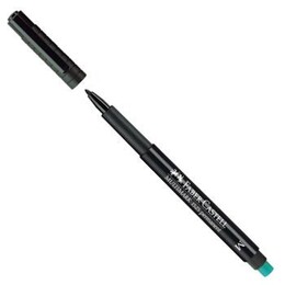 Faber Castell Multimark 1525 Permanent Asetat Kalemi 1.0 mm (M) SİYAH - Faber Castell