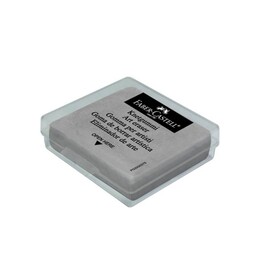 Faber Castell Plastik Kutulu Gri Hamur Silgi - Faber Castell