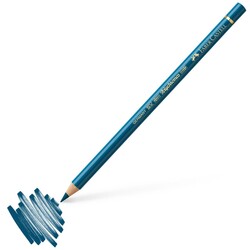 Faber Castell Polychromos Artist Kuru Boya Kalemi 155 Helio Turquoise (Parlak Turkuaz) - Faber Castell