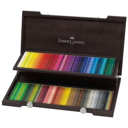 Faber Castell Polychromos Kuru Boya Kalemi Seti 120 Renk Ahşap Kutu - Faber Castell