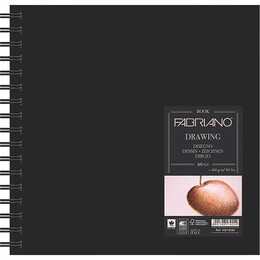 Fabriano Drawing Book Spiralli Sert Kapak Eskiz Çizim Defteri 160 gr. 15x15 cm. 60 yaprak - Fabriano