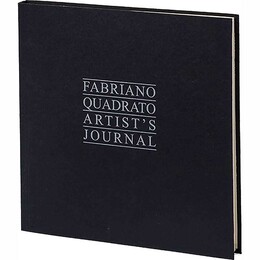 Fabriano Quadrato Artist's Journal Yazı ve Eskiz Çizim Defteri 90 gr. 23x23 cm. 96 yaprak. 4 Renk Kağıt Siyah Kapak - Fabriano