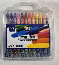 Funny Kids Pastel Boya 24 Renk Çantalı (FNNY-19709 ) - 1