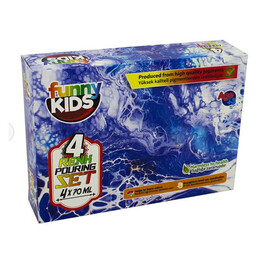 Funny Kids Pouring Boya 70 Cc.x 4 Renk (FNNY-PRG-060-05701) - Funny Kids