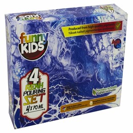 Funny Kids Pouring Boya Seti 4'lü - Funny Kids