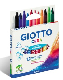 Giotto Cera Mum Boya 12 Renk - Giotto