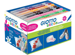 Giotto Decor Textile Kumaş Boyama Kalemi Seti 48'li Sınıf Seti - Giotto