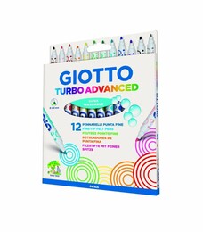Giotto Turbo Advanced Keçeli Kalem 12 Renk - Giotto