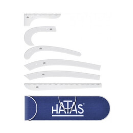 Hatas Plastik Riga Seti Cetvel Takımı Çantalı 6 Parça - Hatas