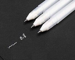 Hobi Market Art Beyaz Jel Kalem Seti 0.8 mm. 3'lü - 3