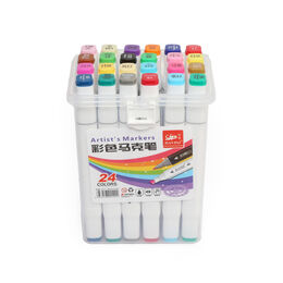 Hobi Market Art Çift Uçlu Marker Kalem Seti 24 Renk - 2