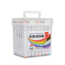 Hobi Market Art Çift Uçlu Marker Kalem Seti 48 Renk - Hobi Market Art