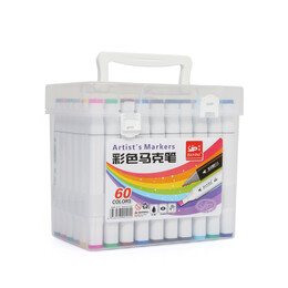 Hobi Market Art Çift Uçlu Marker Kalem Seti 60 Renk - Hobi Market Art