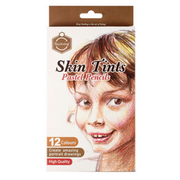 Hobi Market Art Pastel Pencil Skintones Pastel Boya Kalem Seti 12 Renk Ten Renkleri - 1
