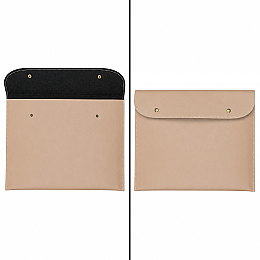 Bback Suni Deri Çıtçıtlı Dosya A3 (29x42 cm.) BEJ - BBack