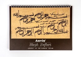 Karin Çizgili Meşk Defteri 115 gr. A4 80 yaprak - Karin