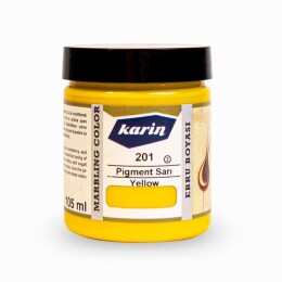 Karin Ebru Boyası 105 ml. 201 Pigment Sarı - Karin