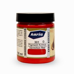 Karin Ebru Boyası 105 ml. 301 Pigment Kırmızı - Karin