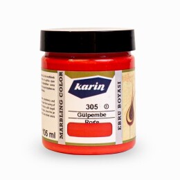 Karin Ebru Boyası 105 ml. 305 Gül Pembe - Karin