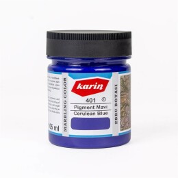 Karin Ebru Boyası 105 ml. 401 Pigment Mavi - Karin