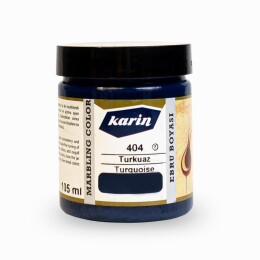 Karin Ebru Boyası 105 ml. 404 Turkuaz - Karin