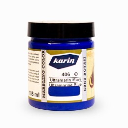 Karin Ebru Boyası 105 ml. 406 Ultramarine Mavi - Karin