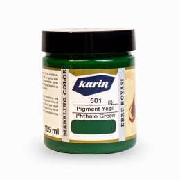 Karin Ebru Boyası 105 ml. 501 Pigment Yeşil - Karin