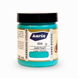 Karin Ebru Boyası 105 ml. 504 Jade Yeşili - Karin