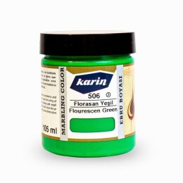 Karin Ebru Boyası 105 ml. 506 Florasan Yeşil - Karin