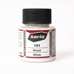 Karin Hat Mürekkebi 45 ml. 101 Beyaz - Karin