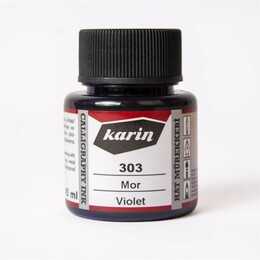 Karin Hat Mürekkebi 45 ml. 303 Mor - Karin