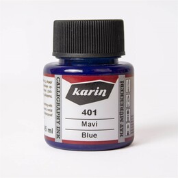 Karin Hat Mürekkebi 45 ml. 401 Mavi - Karin