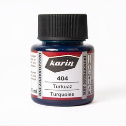 Karin Hat Mürekkebi 45 ml. 404 Turkuaz - Karin