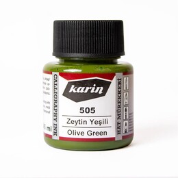 Karin Hat Mürekkebi 45 ml. 505 Koyu Zeytin - Karin