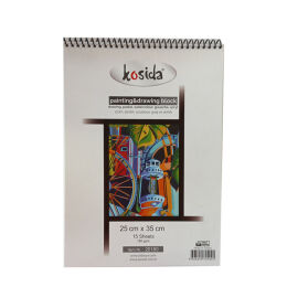 Kosida Painting & Drawing Blok Resim Defteri 25x35 cm. 180 gr. 15 yaprak (20 180) - 1
