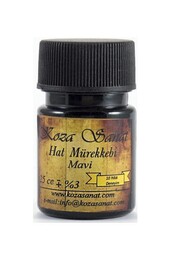 Koza Hat Mürekkebi 25 cc. MAVİ - Koza Sanat