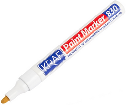 Kraf 830 Paint Markör Boyama Markörü Beyaz - Kraf