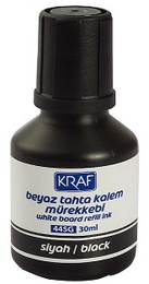 Kraf Beyaz Tahta Kalemi Mürekkebi 30 ml. SİYAH - 2