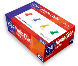 Kraf Harita Çivisi 20'li Paket - Kraf